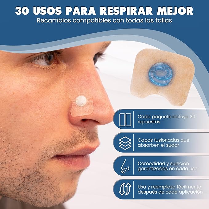 Tiras Nasales Con Imanes