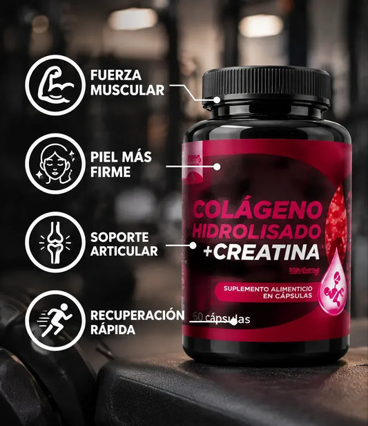 Colageno Power + Creatina (60 Cápsulas)